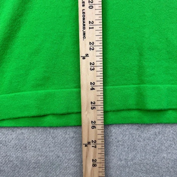 Lilly Pulitzer Morgen Sweater Womens L Sprout Green Crystal Button Embellished - Picture 8 of 11